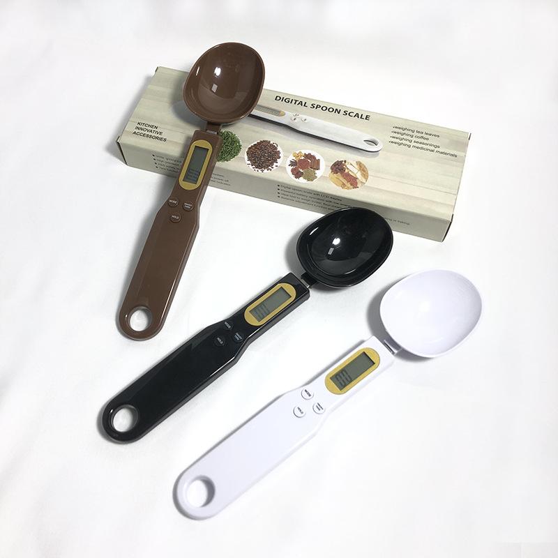 Handheld Electronic Spoon Scale 500g, 0.1g Precision Kitchen Scale for Food, Digital Measuring Spoon with Tare Unit Conversion