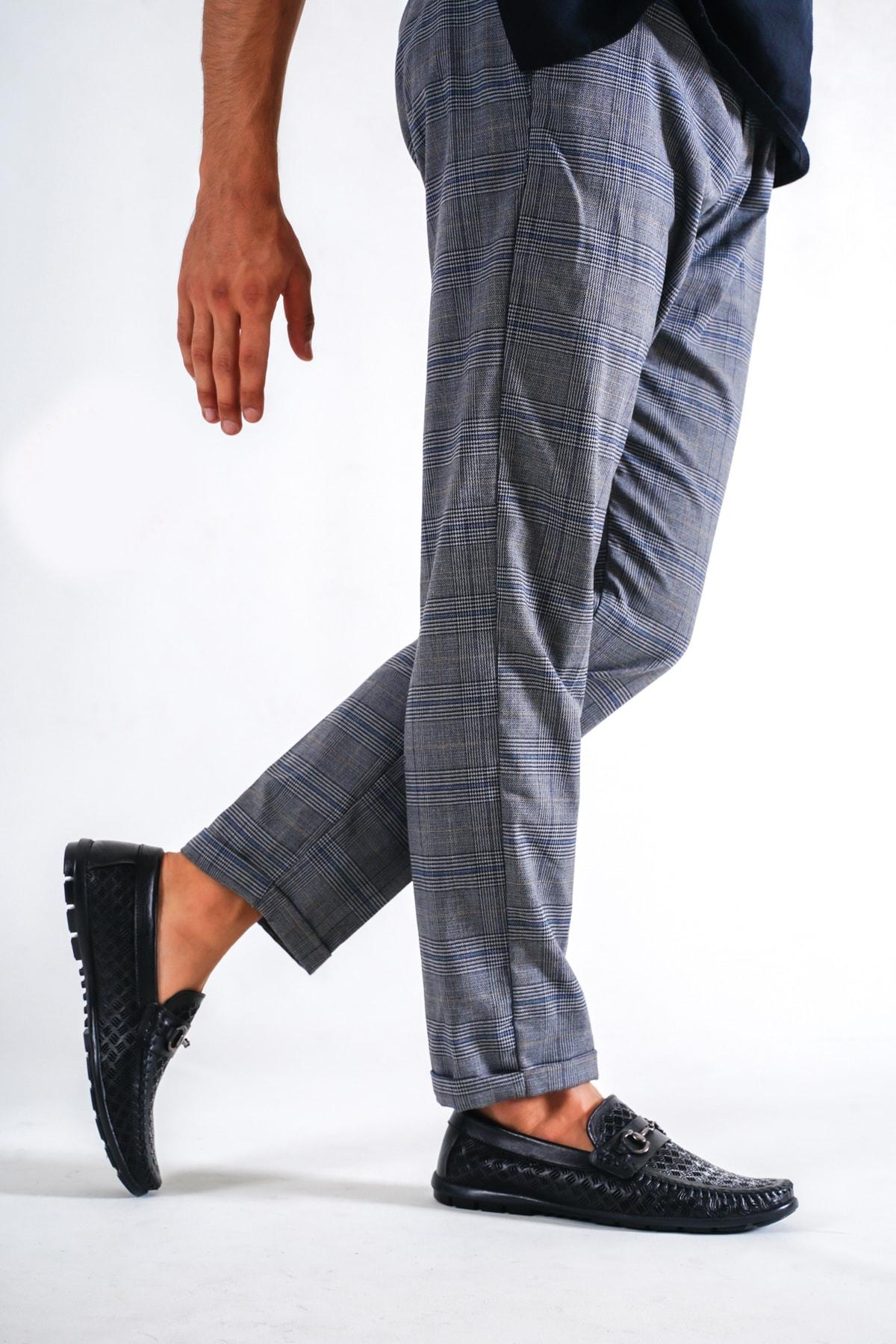 

Черная мужская повседневная обувь из натуральной кожи