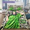 Custom Name Billie Eilish Bedding,Quilt Set Quilt Cover Pillowcase Home Birthday Gift(1 * Duvet Cover + 2 * Pillowcase, Without Core) -HE34