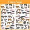 Realistic 17 Pieces South American Animal Figurine Set Including Sloth Anteater Jaguar Zebra Lion Elephant For Home Decor And Educational Use