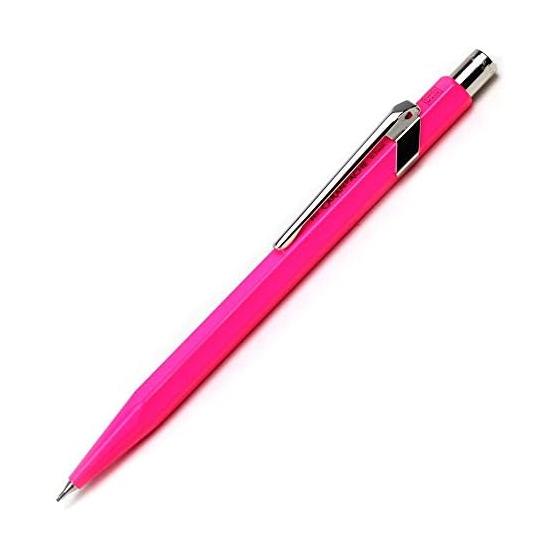 Caran d Ache 849 Classic Line Mechanical Pencil 0.7mm Fluorescent Pink 0844-090 Swiss Made Aluminum