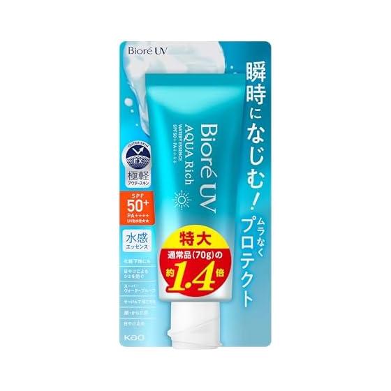Bior UV Aqua Rich Watery Essence 100 г Солнцезащитный крем SPF50 [Эксклюзивно для Amazon.co.jp]