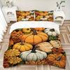 3pcs bedding set Pumpkin Harvest Includes 1 Comforter + 2 Pillowcases, Without Pillow Inserts, Soft Comfortable,Bedding Set,a0909019