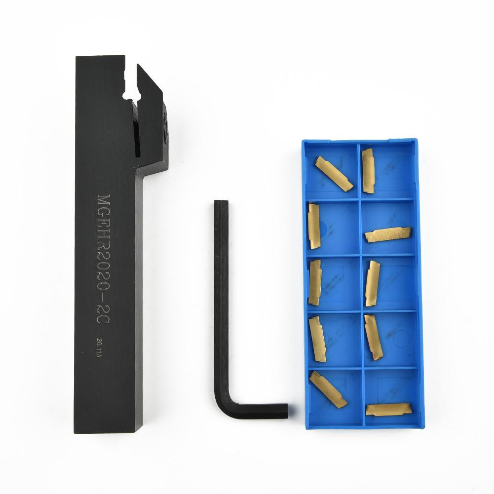 2mm-Width Tool Holder Carbide Accessories Lathe Turning Cut-Off M5*16 16x125mm MGEHR2020-2 2mm MGMN200-G Grooving