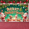 Santa Claus Banner Santa Claus Holiday Banner Christmas Banner Festive  For Outdoor Celebration Home Decoration Festive