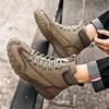 Men Handmade Pattern Leather Comfy Soft Sock Ankle Boots For Men
