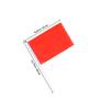 50 Stück Handwimpel Mini Polyester Unifarbene Quadratische Partyfahnen Feier Dekoration Wimpel Partybanner