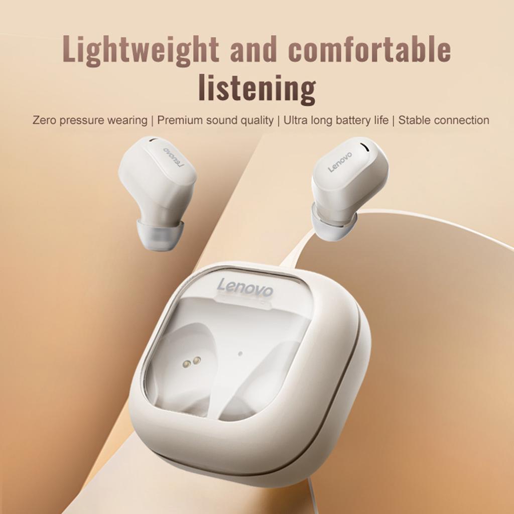 Lenovo EA200 InEar Wireless Earbuds Smart Noise Canceling BT Headphones with Dual Modes Audio