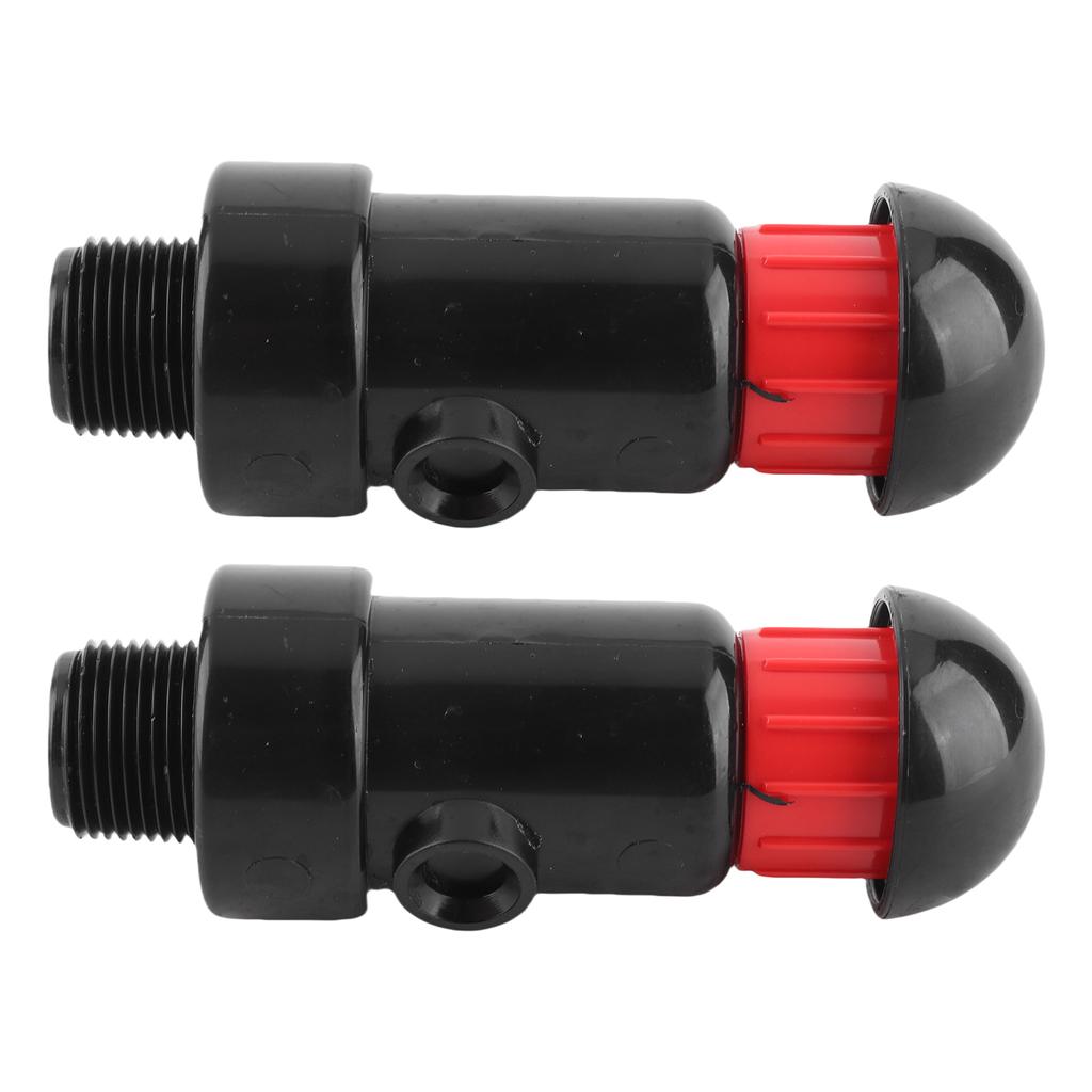 2Pcs Irrigation Exhaust Valve External Thread G3   4 Easy Use Good Sealing Automatic Intake Valve