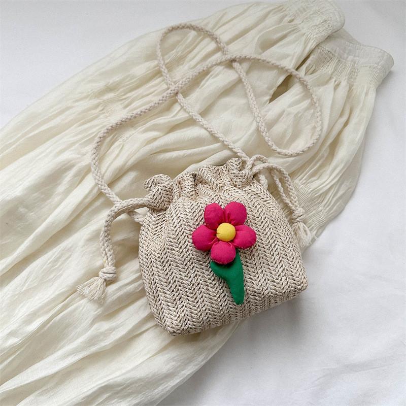 Stylish 2023 Summer Fashionable Woven Crossbody Bag For Women Chic Bucket Bag