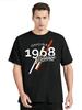 1968 Klassiek Oud Verjaardag T-shirt Vaderdag Cadeau Comfortabel Ademend T-shirt Katoenen T-shirt Fitness Unisex Tops T-shirts
