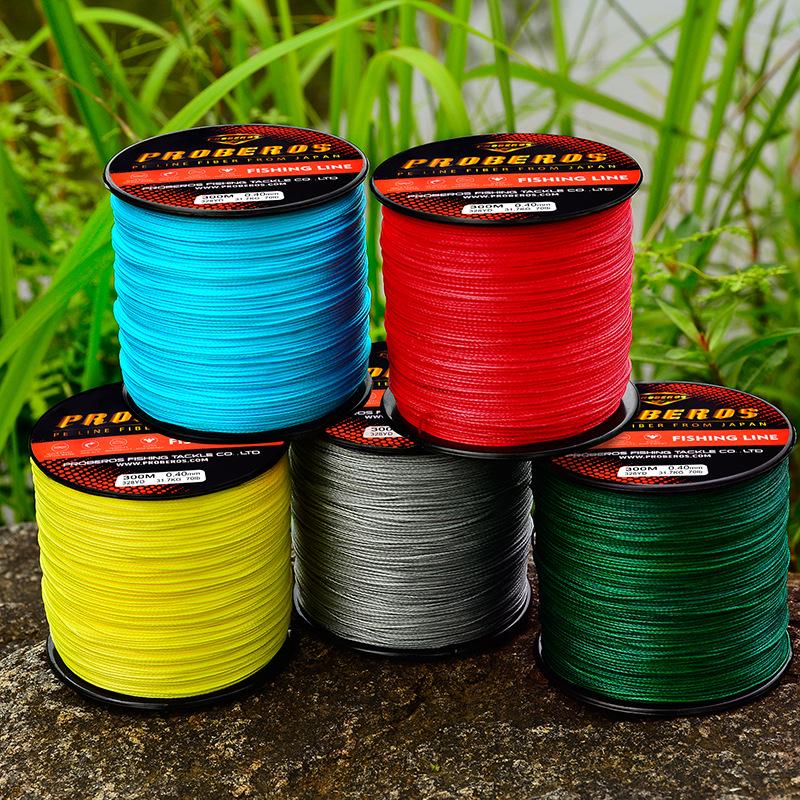 9-Strand 300m PE Braided Fishing Line for Rock and Sea Fishing