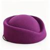 Classical French Flight Attendant Hat Polyester Stewardess Costume Accessoris Women Winter Fashion Headwear