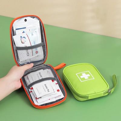 1 pezzo di pronto soccorso di emergenza per la famiglia, kit di pronto soccorso color caramella, kit da viaggio per campeggio all'aperto ad alta capacità per cerotto medico