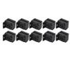 10Pcs 5P 40A Relay Socket with 50Pcs Terminals for Car Alarms Headlights Remote Start