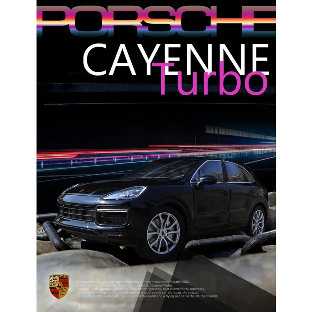 Welly 1/24 Porsche Cayenne Turbo Alloy Miniature Toy Car Model Diecast Metal Static Scale Model Car Kid Toy Vehicle Gifts