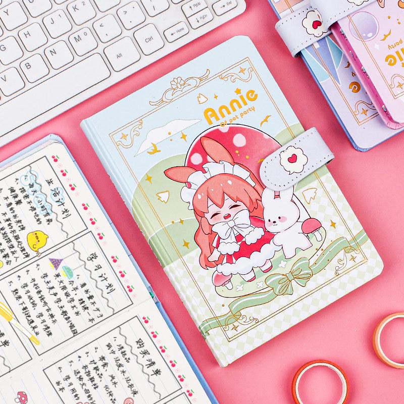 Cute Girly Japanese & Korean Notebook for DIY Stress Relief & Birthday Gifts