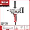 Delixi High-Power Electric Drill Mixer for Cement, Paint, Putty, Mortar, and Plaster
