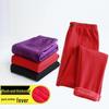 Women's Fleece-Lined Thermal Pants: Cold-Proof, Thickened, Mid-High Waist, Loose Fit, Ideal for Autumn, Perfect As Pajamas or Base Layer