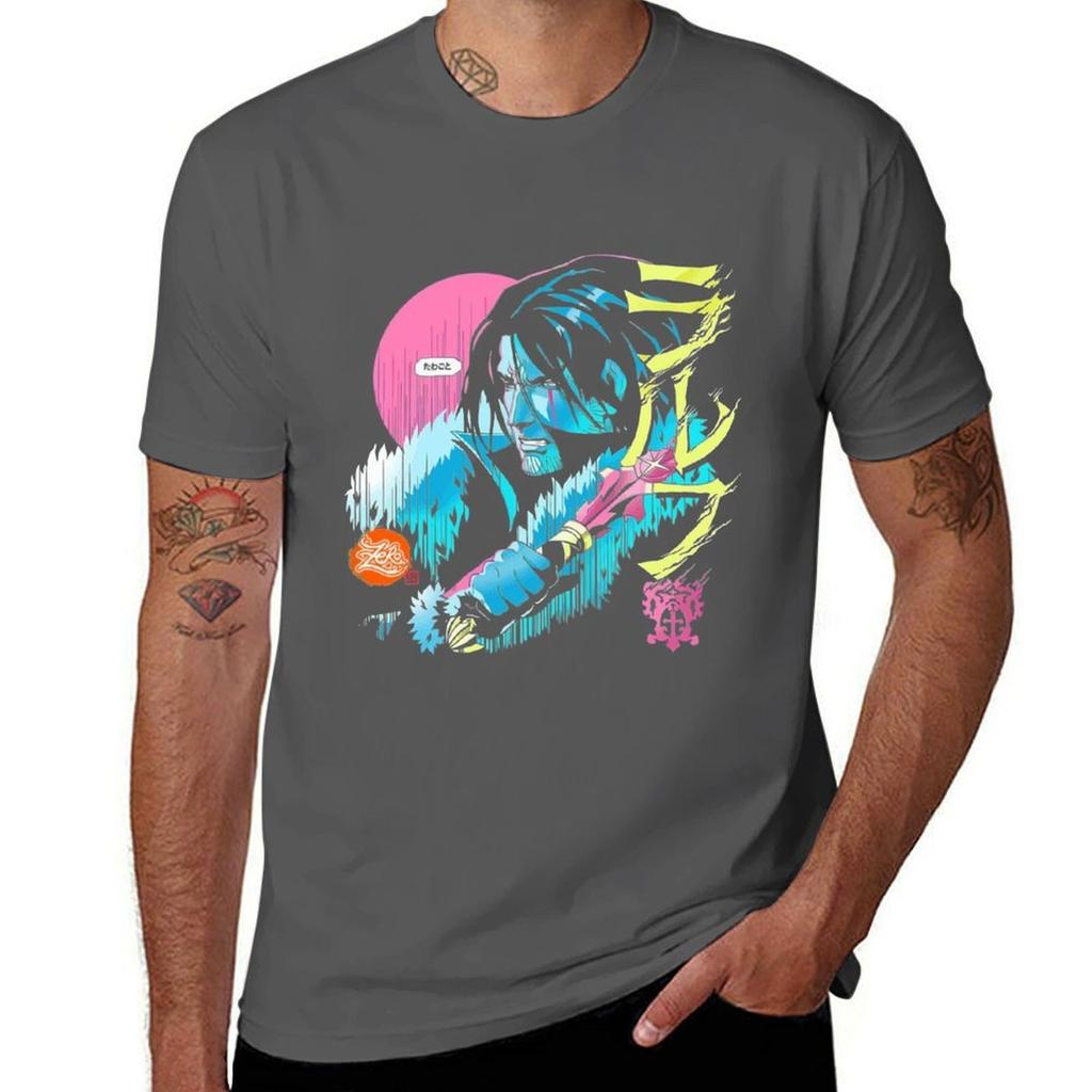 Trevor Belmont the Vampire Hunter 80s TShirt Work Casual Loose Fit TShirt