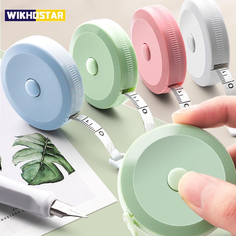 2 Meter Soft Tape Measure Scale Body Sewing Flexible Tailor Ruler Centimeter Inch Portable Retractable Self-Lock Measuring Tape