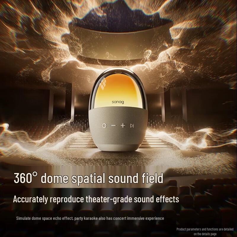 Saina V33 ProMax Portable LED Bluetooth Speaker