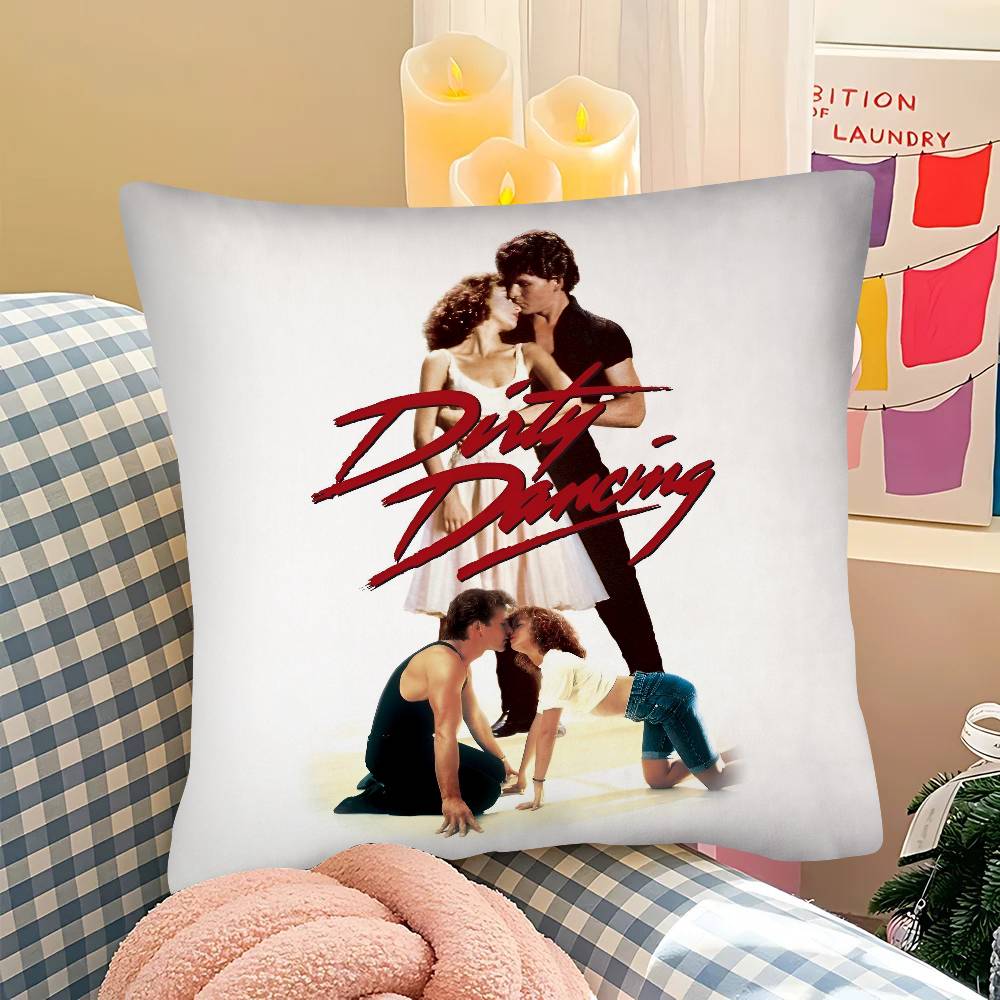 Vintage Film Classic Dirty Dancing Pillow Case Fashion Square Pillowcase Bedroom Sofa Room Ins Decoration Leisure Cushion Cover