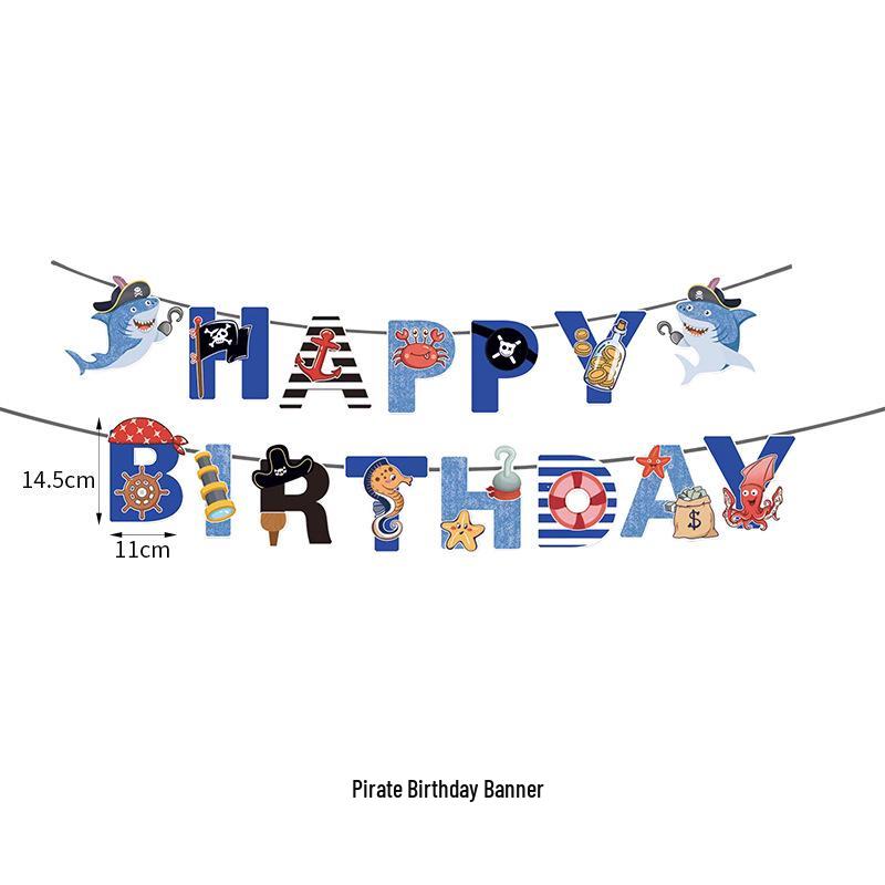 Happy Birthday Banner für die erste Party eines Babys Dekoration