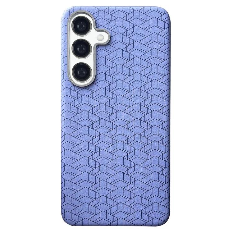 

Чехол для Samsung Galaxy S24 с геометрическим узором, кожаный чехол с покрытием из ТПУ