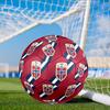 Norwegian Football Crest Size 5 Soccer Ball, Suitable for Training and Matches, High-Elasticity, Wear-Resistant Material Gift for Fan