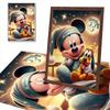 DIY Diamond Painting Mickey Mouse and The PuppyCross Stitch Kit Mosaic Art Diamond Painting Full Circle Diamond Home Decoration