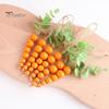 Easter Wooden Carrot Beads String Wood Pendant Spring Home Party Decoration for Birthday Housewarming
