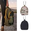 Organizator de buzunar Portabil Mini Dimensiune Fermoar cu Carabină Rezistent la uzură Depozitare Repelent la apă Every Day Carry Husă pentru unelte mici Accesoriu pentru alpinism