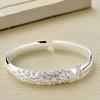 925 Sterling Silber Original Designer Pfau Öffnung Bildschirm Armbänder Armreifen Für Frauen Mode Hochzeit Schmuck Einstellbar Geschenk