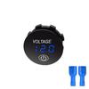DC 12V Digital Panel Voltmeter Voltage Meter Tester Led Display For Car Auto Motorcycle Boat ATV Truck Refit Accessories