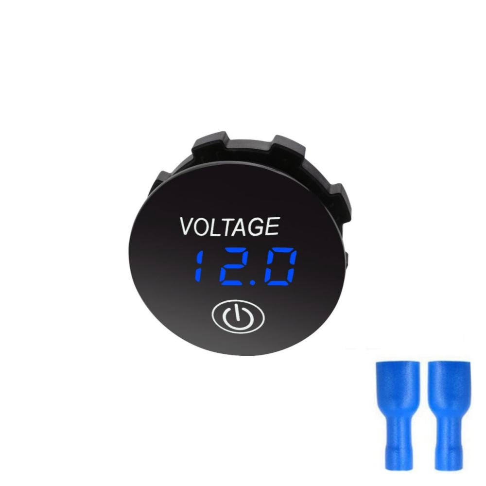 DC 12V Digital Panel Voltmeter Voltage Meter Tester Led Display For Car Auto Motorcycle Boat ATV Truck Refit Accessories