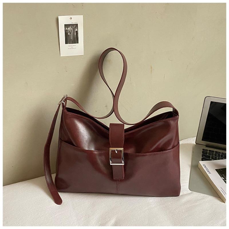 Retro Trend Underarm Bag Women's Autumn New Casual Shoulder Bag Fashionable High Value Tote Bag