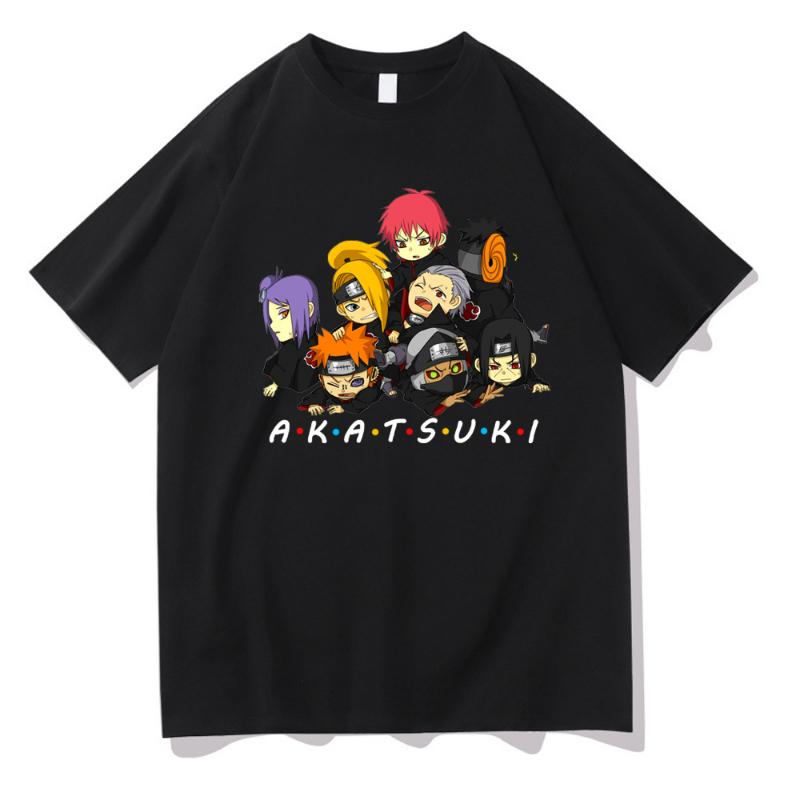 Japanese Anime Short Sleeve Cotton T-shirt for Men and Women Couple's Fashion Summer Clothes Leisure T Shirt ModaL Material