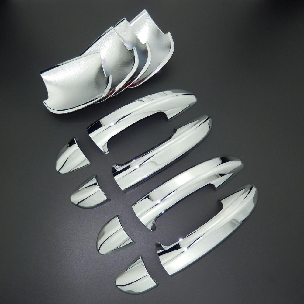 

Для Volkswagen VW Passat B6 B7 2005-2015, Стайлинг автомобиля, хромированная крышка дверной ручки и дверная чаша 2006 2009 2010 2011 2012