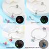 Firefly Ocean Star Octopus Copper Charms And Fish Glowing Changing Color Trendy Original Bracelets Diy Fine Jewelry Gifts