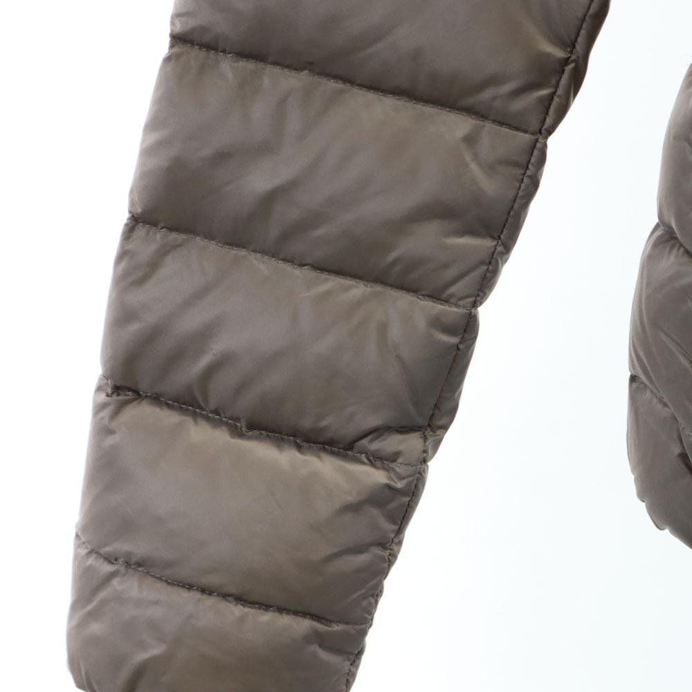 Moncler Made In Hungary Down Jacket Grege TEMPLEZ GIUBBOTTO with Mink Fur Women Used