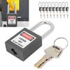 10 Sets 1.5in   Padlocks Steel Beam Insulated Anti Corrosion Lock for Industry Machine Manufacturing(Blue )