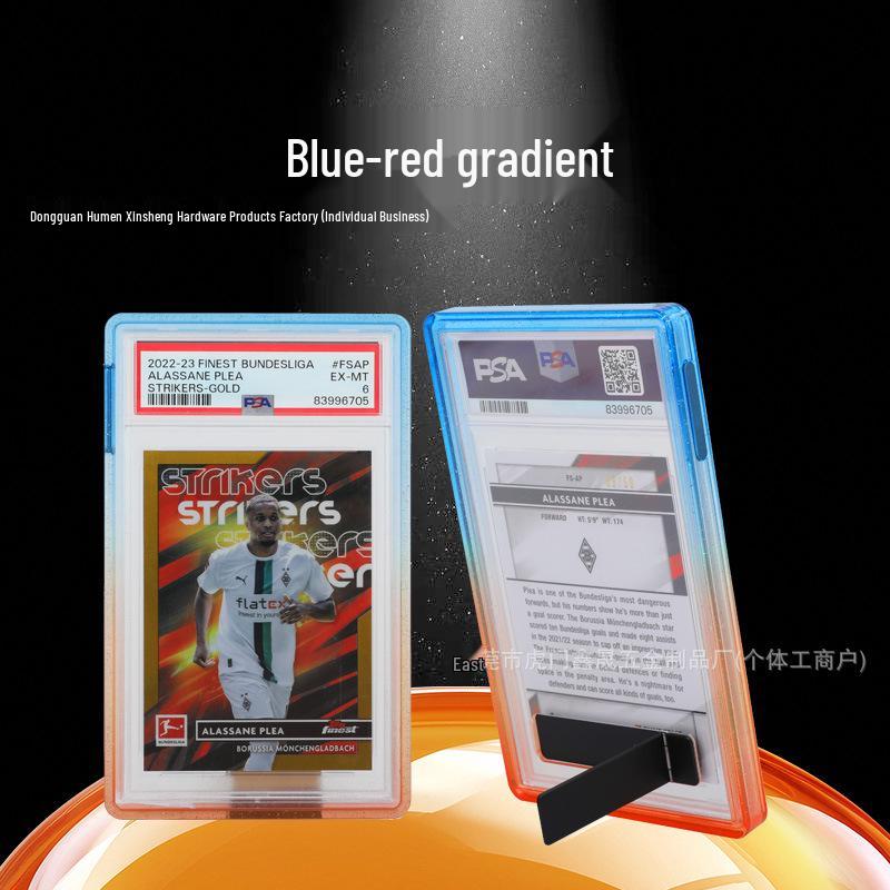TPU Silicone Protective Case for PSA Graded Pokémon Star Collector Cards with Backplate