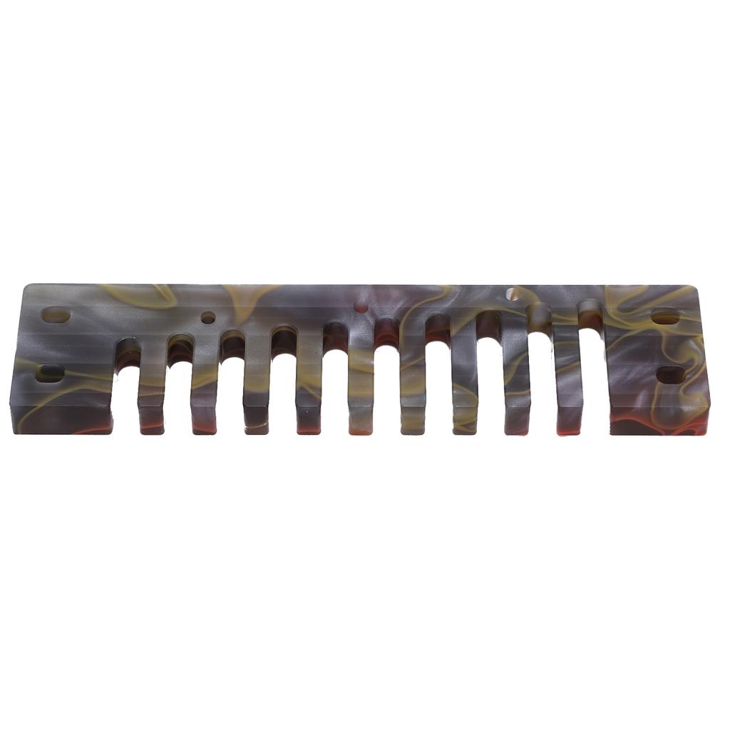 Harmonica Comb Part for HOHNER Marine Band Crossover Deluxe Acrylic Wind Instrument AccessoriesAmber
