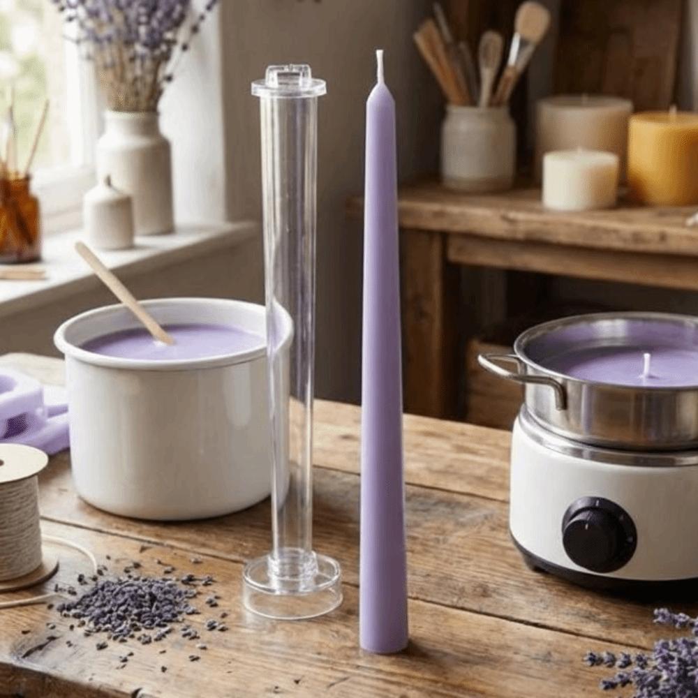 Handmade Taper Candle Mold DIY Craft Aromatherapy Candle Mold DIY Candle Mould  Candlelight Dinner