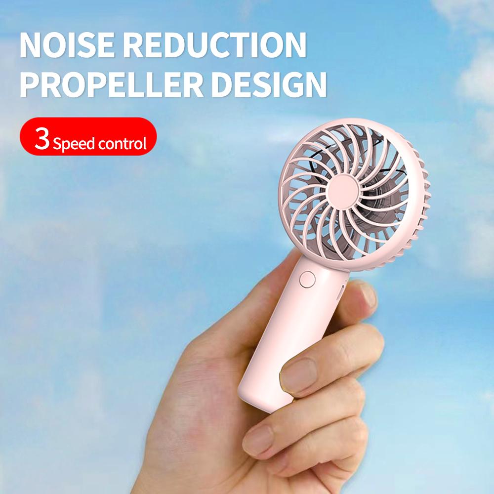 Portable Fan Rechargeable Convenient Creative Small Fan Pocket Hand-held Fan Lightweight Handheld Mini Fan Air Coolers