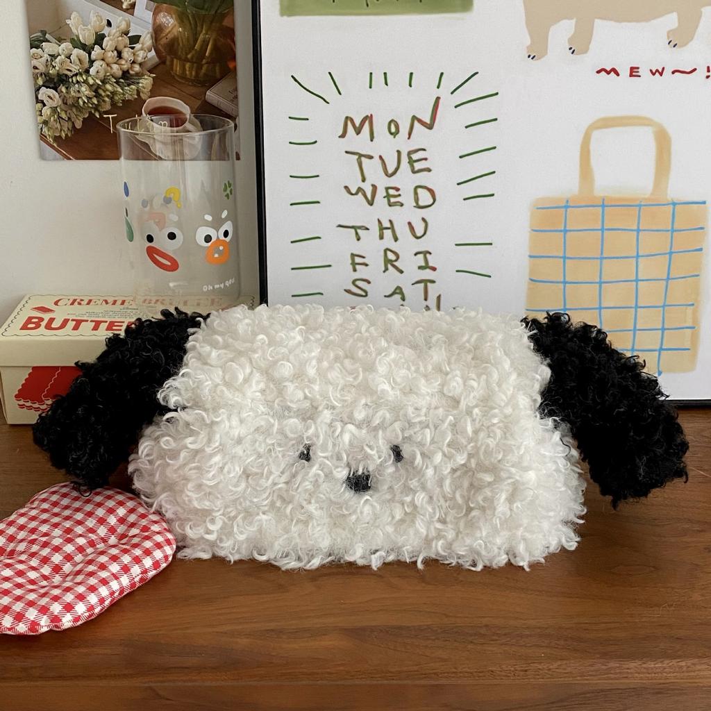 Kitchen Organizer Cute Tissue Box Creative Drawing Paper Box Dormitory Women's Home Living Room Desktop Tissue Box Home Decorat