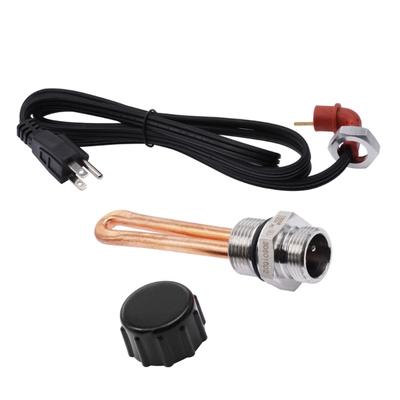 Compatible For F250 F350 F450 F550 E250 E350 E450 E550 7.3L Powerstrokes Diesels Engine Block Heater Element& Cable Cord