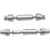 2pcs Metal RC Car Drive Shaft CVD Center Driving Shaft