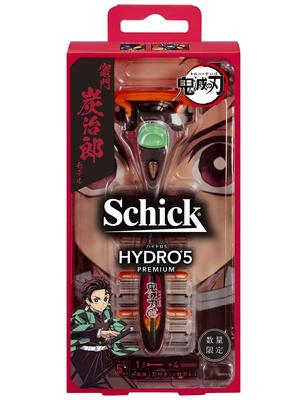 Hydro 5 Premium Kamado Tanjiro Uchwyt ostrza 4 zapasowe Maszynka do golenia (z + ostrzami)